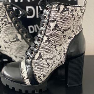 Snake Skin Boots